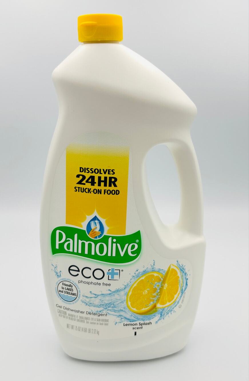 Palmolive Eco+Gel Dishwasher Detergent Lemon Splash 75oz DISCONTINUED 62oz left